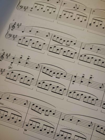 A picture of the Outer Wilds main theme sheet music by Andrew Prahlow