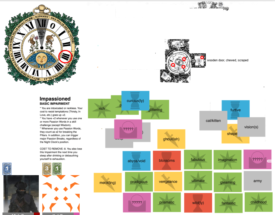 Dreamland with the Word Bank and Night Clock