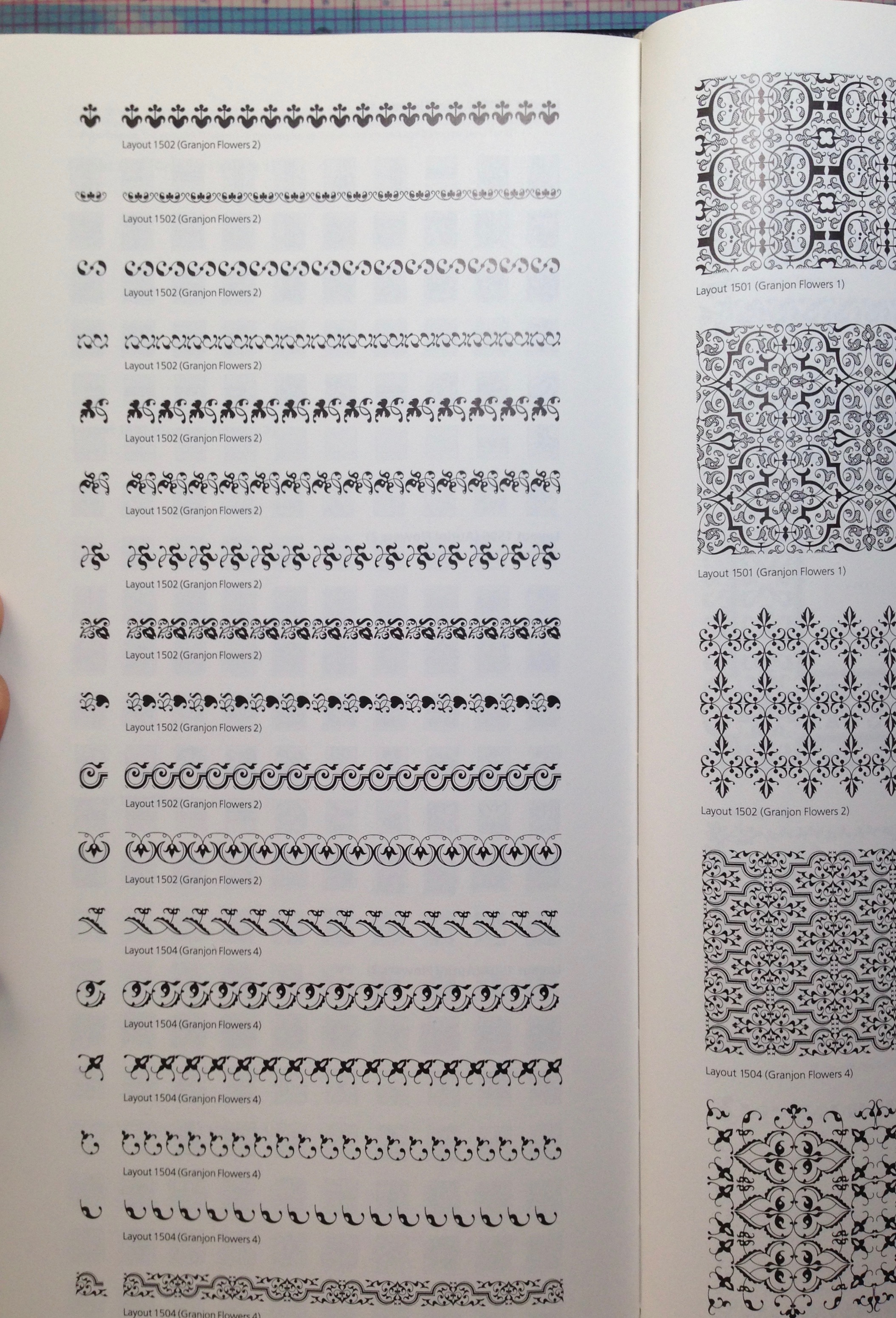 Fleuron Border Examples