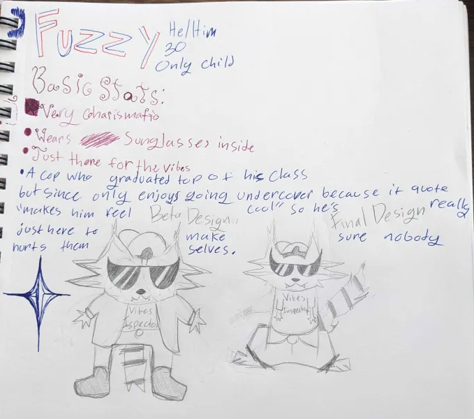 Fuzzy Gunner design and bio