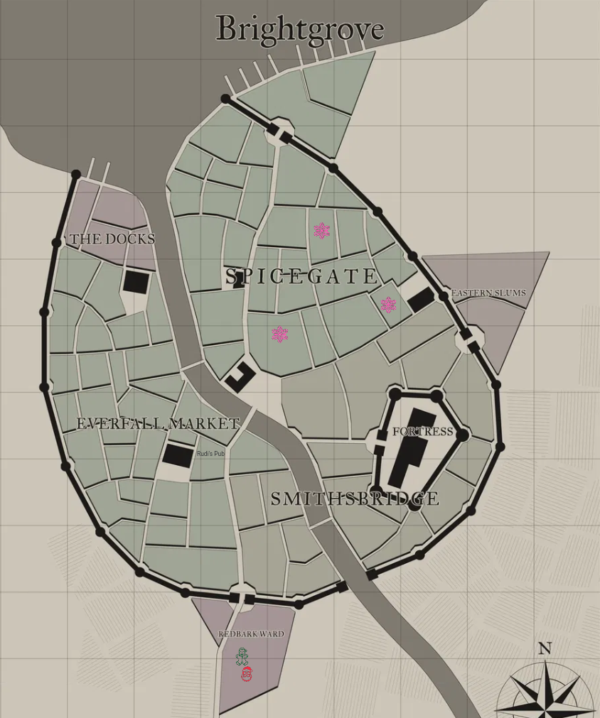 Map of Brightgrove