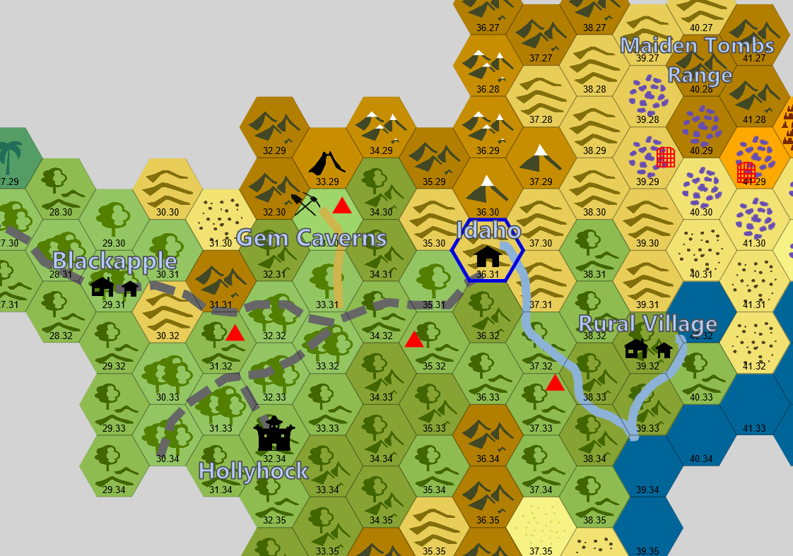 Player facing map of BtW Campaign