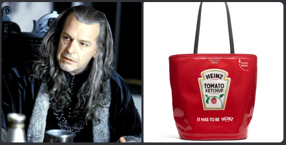 My Halloween Costume - Denethor, Steward of Gondor with a Kate Spade ketchup packet purse